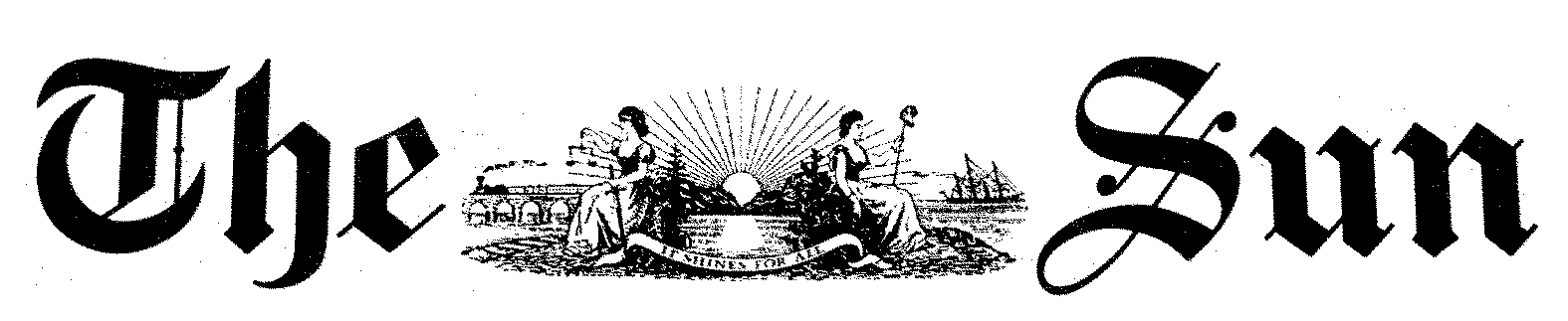 the logotype of the New York Sun newspaper