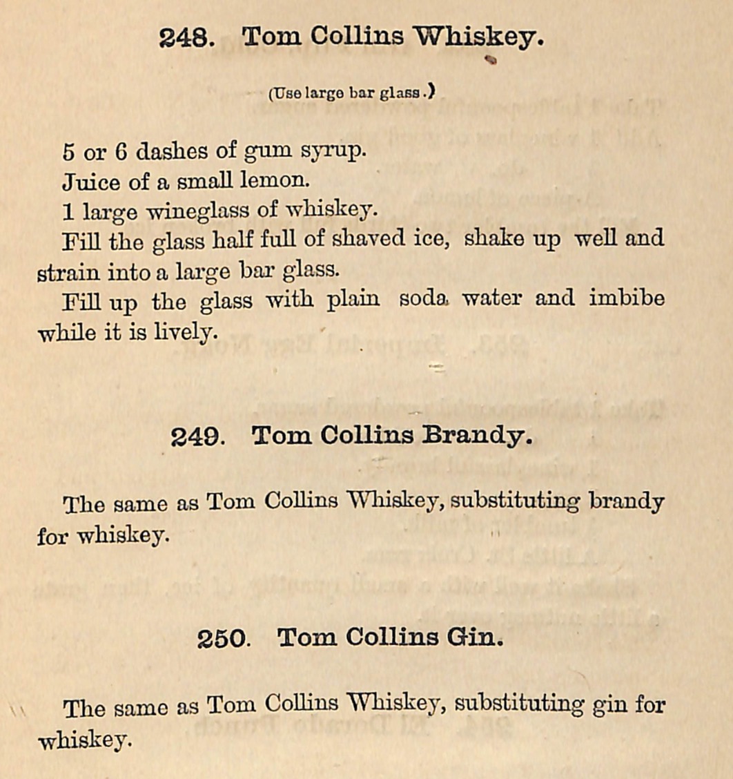 Tom/John Collins - The Gin Way